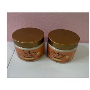2pk SheaMoisture Coconut Hibiscus Illuminating Body Butter Niacinamide 11.5oz
